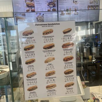 Bread Spot - Menu choices for sandwiches, in bkgd is main menu - Vietnamese Near Me - Rosemead, California Bread Spot - Menu choices for sandwiches, in bkgd is main menu - Vietnamese Near Me - Rosemead, California
