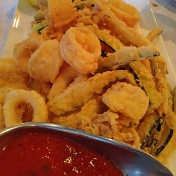 Toscanova - Calamari and Zucchini -- appetizer - Italian Near Me - Los Angeles, California Toscanova - Calamari and Zucchini -- appetizer - Italian Near Me - Los Angeles, California