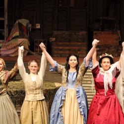 Smithfield Little Theatre - Cast of Little Women--Amy, Meg, Jo, Mrs. March and Beth