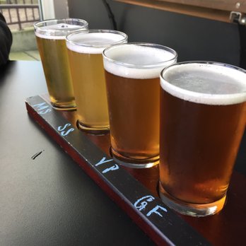 Ghostfish Brewing - Tasting flight - Breweries Near Me - Seattle, Washington Ghostfish Brewing - Tasting flight - Breweries Near Me - Seattle, Washington