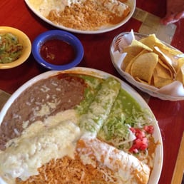 The most amazing enchilada plate ever!