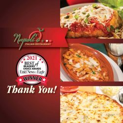 Napoli's Italian Restaurant - Don't let anyone fool you, Napoli's has some of the best Italian food in Enid! Winner of the Best of Readers' Choice Awards, 17 years