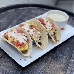 Brix Taphouse - Breakfast Tacos: Brunch every Saturday & Sunday 10am-2pm