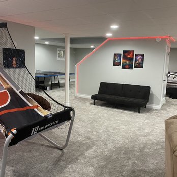 Sage Construction - Basement after remodel - General Contractors Near Me - Mokena, Illinois