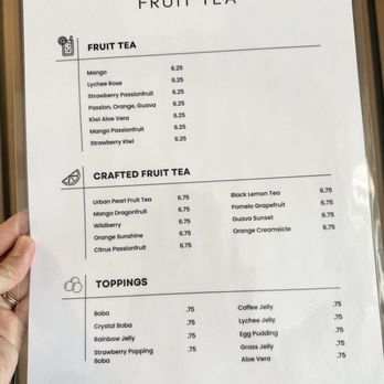 The Urban Pearl - Fruit Tea Menu - Coffee & Tea Near Me - Fresno, California The Urban Pearl - Fruit Tea Menu - Coffee & Tea Near Me - Fresno, California