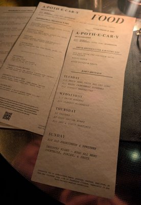 Menu photo 3 Apothecary Dallas, TX