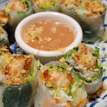 Thai Ocha - Fresh rolls with shrimp. - Thai Near Me - Denton, Texas Thai Ocha - Fresh rolls with shrimp. - Thai Near Me - Denton, Texas