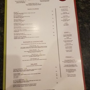 10 North Grille - the menu of the restaurant - American Near Me - Oklahoma City, Oklahoma 10 North Grille - the menu of the restaurant - American Near Me - Oklahoma City, Oklahoma