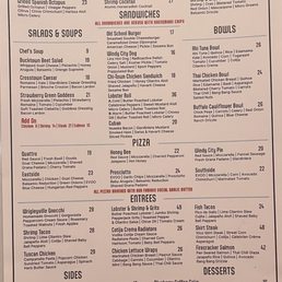 Menu Menu