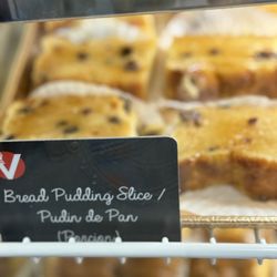 Bread pudding, extensive choices!
