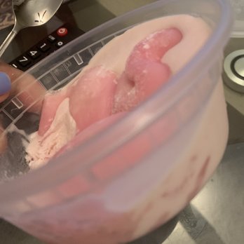 Benihana - Boca Raton - Melted smushed together strawberry mochi! - Sushi Bars Near Me - Boca Raton, Florida