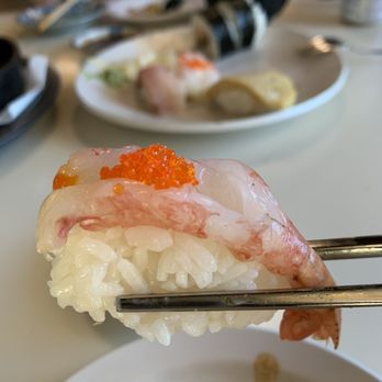Rolla Cabin - Amaebi nigiri - Japanese Near Me - Hayward, California Rolla Cabin - Amaebi nigiri - Japanese Near Me - Hayward, California