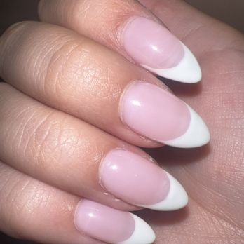 Diva Nails & Spa - French tip up close - Day Spas Near Me - Tinley Park, Illinois