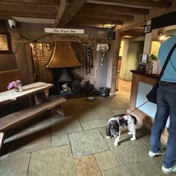 Tiger Inn - Inside fireplace & bar
