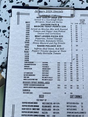 Menu photo 8 Grafted Cellars Claremont, CA