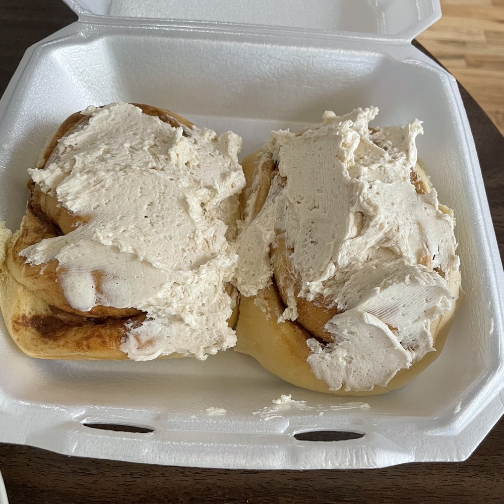 The Omlette House - Cinnamon rolls. Big and fluffy but lack flavor. - Breakfast & Brunch Near Me - Cheyenne, Wyoming The Omlette House - Cinnamon rolls. Big and fluffy but lack flavor. - Breakfast & Brunch Near Me - Cheyenne, Wyoming