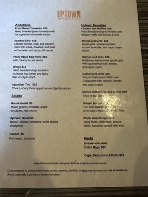 Uptown Kitchen Menu: Discover Culinary Delights
