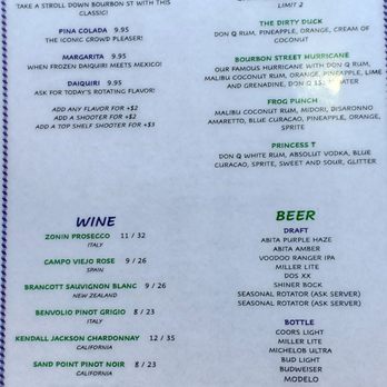 Dirty Cajun Seafood Kitchen - Alcoholic drinks - Cajun/Creole Near Me - Bedford, Texas