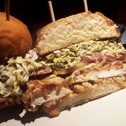 Look at that beautiful chicken sandwich
