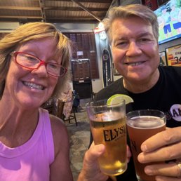 Toasting our new granddaughter! Toasting our new granddaughter!