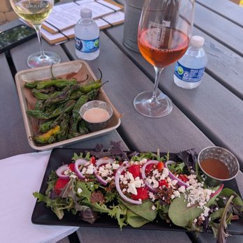 Torr Na Lochs - Shishito peppers and strawberry salad. - Wineries Near Me - Burnet, Texas Torr Na Lochs - Shishito peppers and strawberry salad. - Wineries Near Me - Burnet, Texas