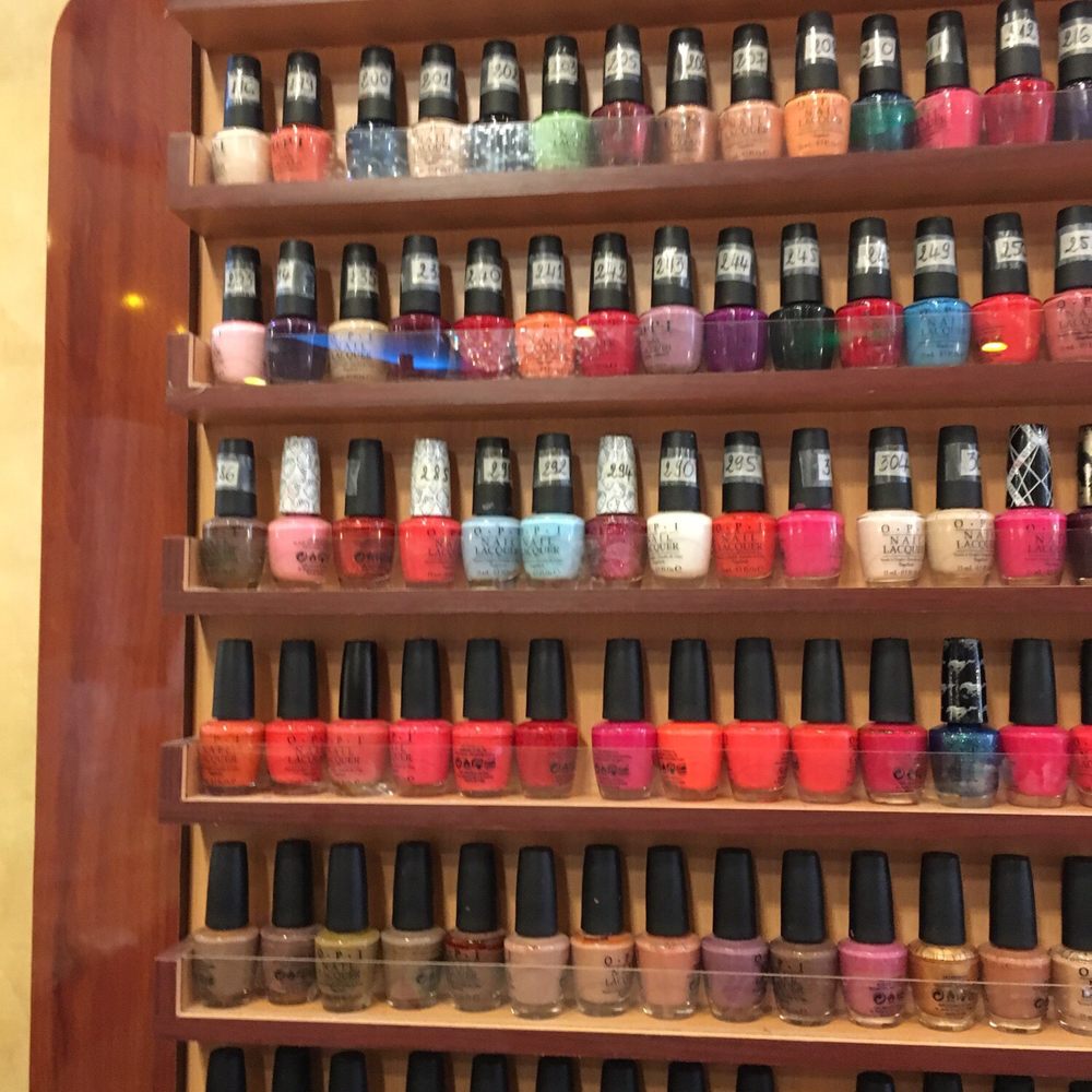 TD Nails & Spa - This is only a portion of their polish selection. They have several more racks! - Skin Care Near Me - San Antonio, Texas TD Nails & Spa - This is only a portion of their polish selection. They have several more racks! - Skin Care Near Me - San Antonio, Texas