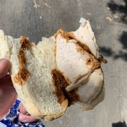 Da Chicken Cribb - Disappointing jerk chicken sandwich.