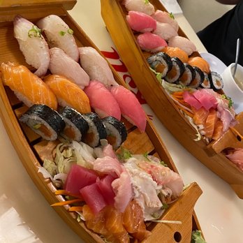 Wok & Roll - Sashimi was good quality but the rice was not sushi rice...tasted like cold steamed rice. No rice vinegar taste... - Sushi Bars Near Me - San Marcos, Texas
