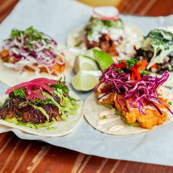 Bakersfield OTR - three tacos on a table - Bars Near Me - Cincinnati, Ohio Bakersfield OTR - three tacos on a table - Bars Near Me - Cincinnati, Ohio