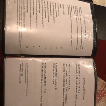 Bacarretto - Menu - Sicilian Near Me - Venezia, VE Bacarretto - Menu - Sicilian Near Me - Venezia, VE
