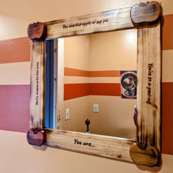 Three Falls Cider - Bathroom mirror