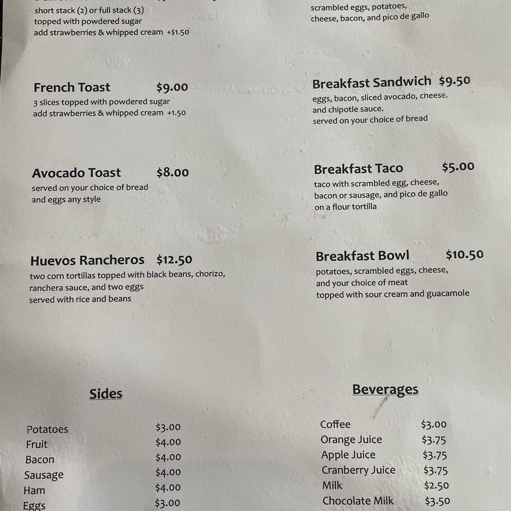 Villa Cantina - Breakfast Menu (2) - Burgers Near Me - Arroyo Grande, California Villa Cantina - Breakfast Menu (2) - Burgers Near Me - Arroyo Grande, California
