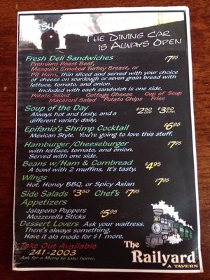 Menu photo 1 The Railyard La Junta, CO