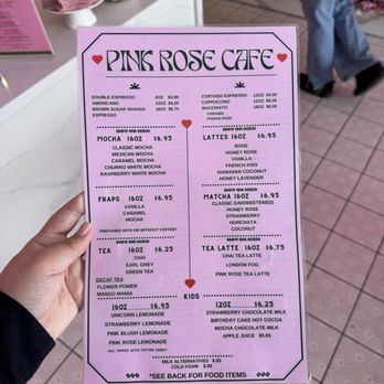 Pink Rose Cafe - Drinks Menu - Coffee & Tea Near Me - La Mesa, California Pink Rose Cafe - Drinks Menu - Coffee & Tea Near Me - La Mesa, California