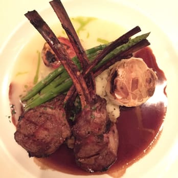 Lahaina Grill - Lamb, mashed potatoes and asparagus with garlic - Seafood Near Me - Lahaina, Hawaii Lahaina Grill - Lamb, mashed potatoes and asparagus with garlic - Seafood Near Me - Lahaina, Hawaii