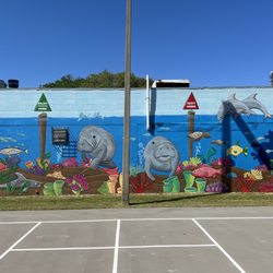 Sea Life Mural - Public Art! Beautiful!