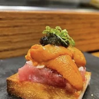 Sushi Lin Brooklyn - Toast, spicy tuna, salmon, caviar - Sushi Bars Near Me - Brooklyn, New York Sushi Lin Brooklyn - Toast, spicy tuna, salmon, caviar - Sushi Bars Near Me - Brooklyn, New York