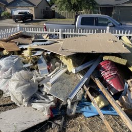 They hauled this massive pile away in an hour and a half.