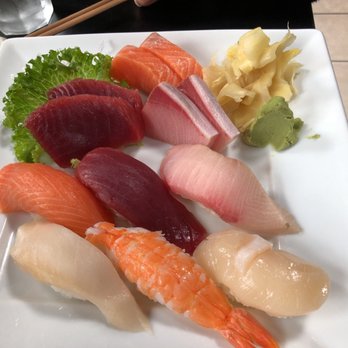 Kuma Sushi - Sashimi and Sushi 6pc combo set. Comes with Miso Soup and Salad - Sushi Bars Near Me - Los Osos, California Kuma Sushi - Sashimi and Sushi 6pc combo set. Comes with Miso Soup and Salad - Sushi Bars Near Me - Los Osos, California