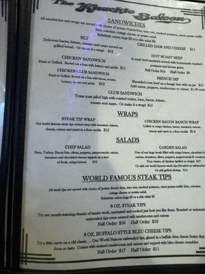Menu photo 6 The Knuckle Saloon Sturgis, SD Menu photo 6 The Knuckle Saloon Sturgis, SD
