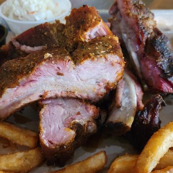Tipple Tavern - a plate of ribs, fries, and coleslaw - American Near Me - Matewan, West Virginia Tipple Tavern - a plate of ribs, fries, and coleslaw - American Near Me - Matewan, West Virginia