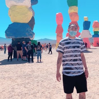 Seven Magic Mountains - Public Art Near Me - Las Vegas, Nevada
