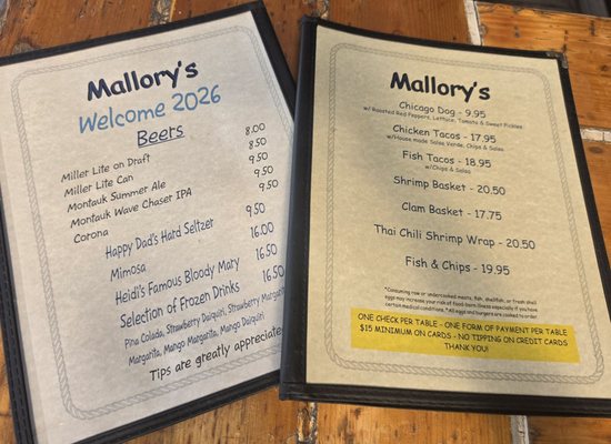 Menu photo 1 Mallory Square Restaurant Sayville, NY Menu photo 1 Mallory Square Restaurant Sayville, NY