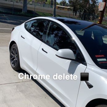 Dependable Guys - Model 3 gloss black chrome delete - Auto Customization Near Me - Santa Ana, California Dependable Guys - Model 3 gloss black chrome delete - Auto Customization Near Me - Santa Ana, California
