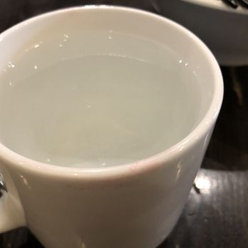 Konjiki Ramen - Cup of water with lipstick mark. - Ramen Near Me - Toronto, Ontario