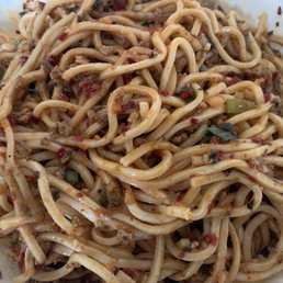 Yibin Burning Noodles (宜宾燃面, after mixing)