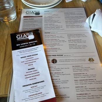 GIA MIA - Geneva - The menu - Tapas/Small Plates Near Me - Geneva, Illinois