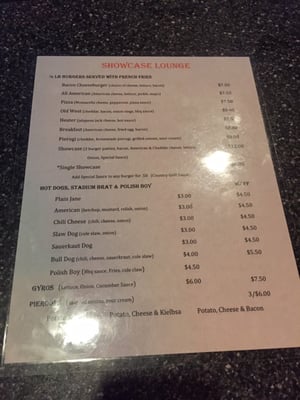 Menu photo 3 Showcase Bar & Grille Cleveland, OH Menu photo 3 Showcase Bar & Grille Cleveland, OH