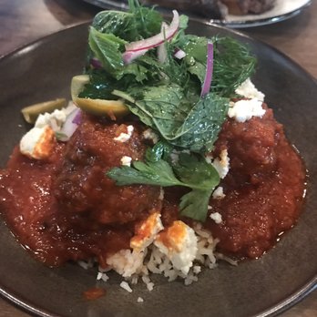 Black Rail Kitchen + Bar - Lamb meatballs - Mediterranean Near Me - Carlsbad, California Black Rail Kitchen + Bar - Lamb meatballs - Mediterranean Near Me - Carlsbad, California