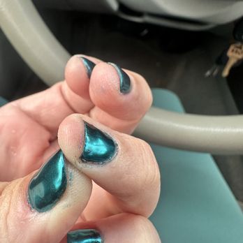 Best Nails and Spa - Nail polish around my nail and skin - Nail Salons Near Me - Portland, Oregon